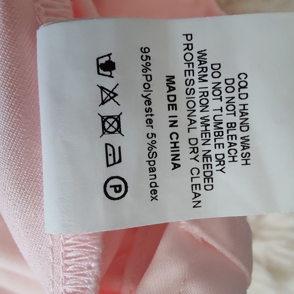 Bubish Luxe Lara Pink Cargo Pant US Size 8 Satin NWT - Picture 14 of 14